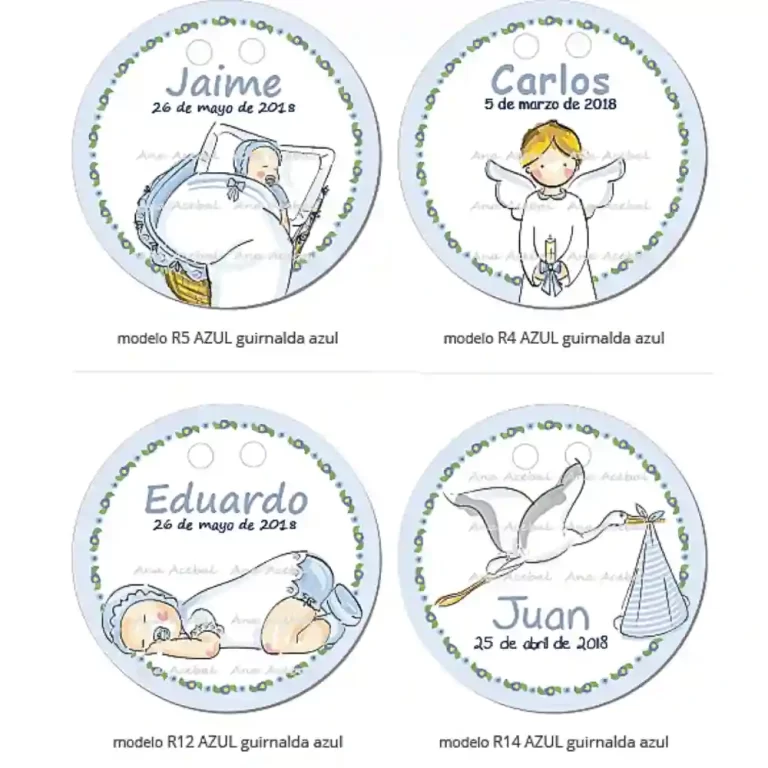 etiquetas para bautizos 3